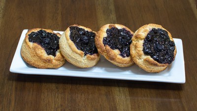 blueberry scones.