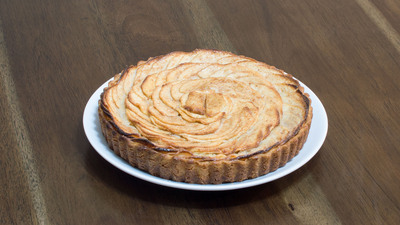 apple & almond tart.